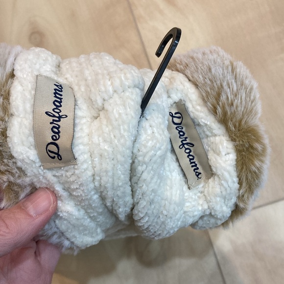 NWT Chenille Dearfoams slippers - Picture 8 of 12